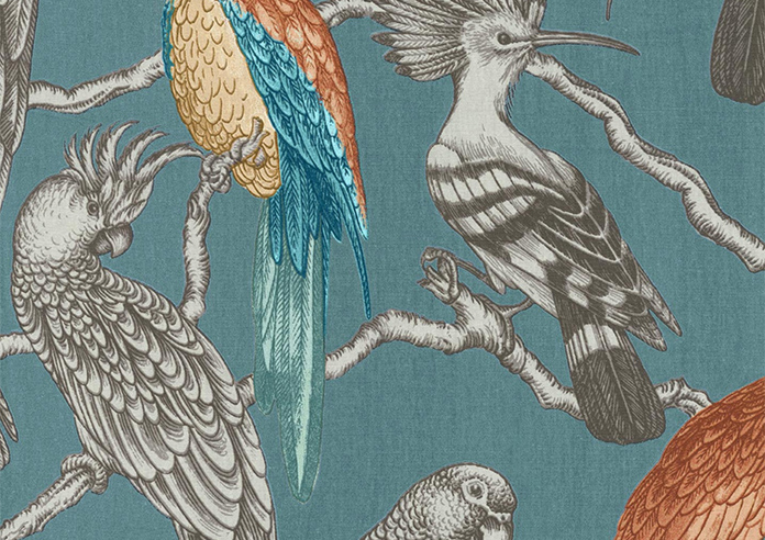 Aviary, Lagoon - Twist&Fit Roman Blind - Image 7